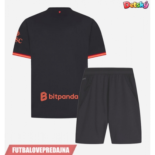 Lacne Dětský Futbalové dres AC Milan 2026-27 Krátky Rukáv - Tretina (+ trenírky)